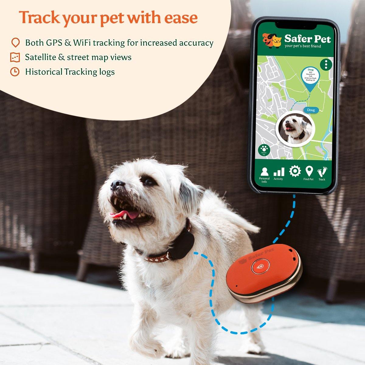 Safer Pet GPS Tracker The UK's Best Value GPS Pet Tracker